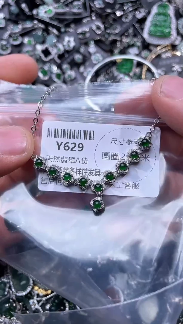 【闪购商品】翡翠颈饰未镶嵌Y629项链