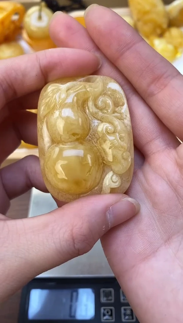 裸石琥珀未镶嵌天然琥珀蜜蜡