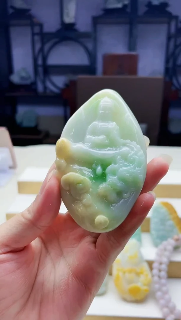 未镶嵌定制翡翠毛货08230171