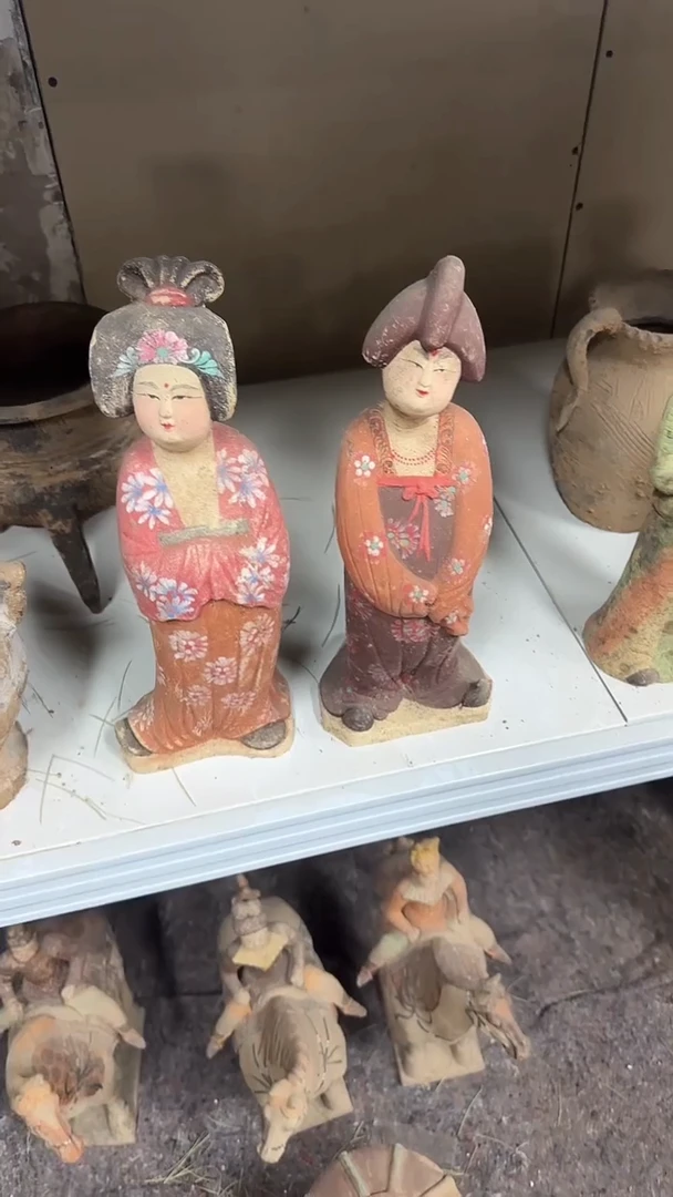 摆件唐三彩陶瓷摆件