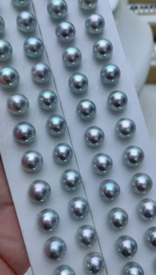 银S925镶嵌海水珍珠耳饰e3 多样性发其一