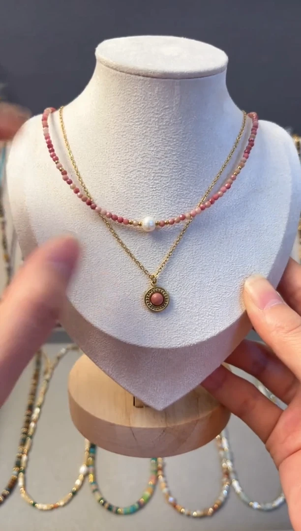 【闪购商品】石英质玉项链合金1号