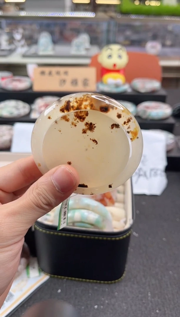 未镶嵌手镯石英质玉尘*丷圈口（赠品镯心）