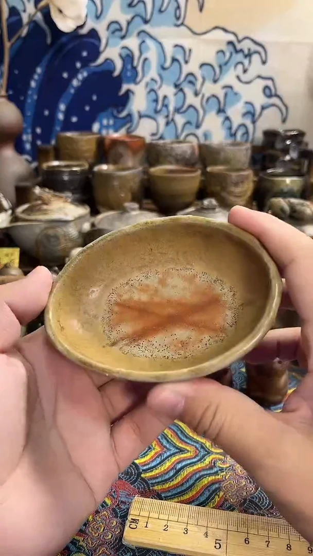 茶则日式备前烧茶具茶周边