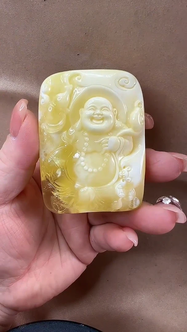 琥珀颈饰未镶嵌吊坠