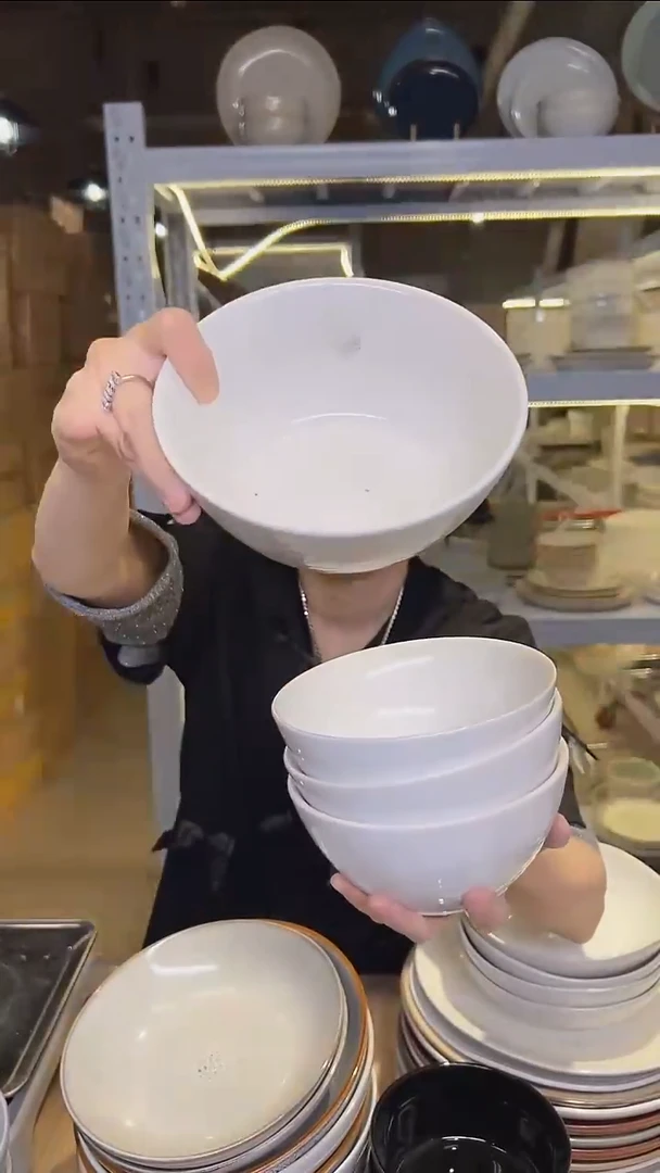 瓷260外贸尾货高温釉下彩陶瓷餐具默认微瑕