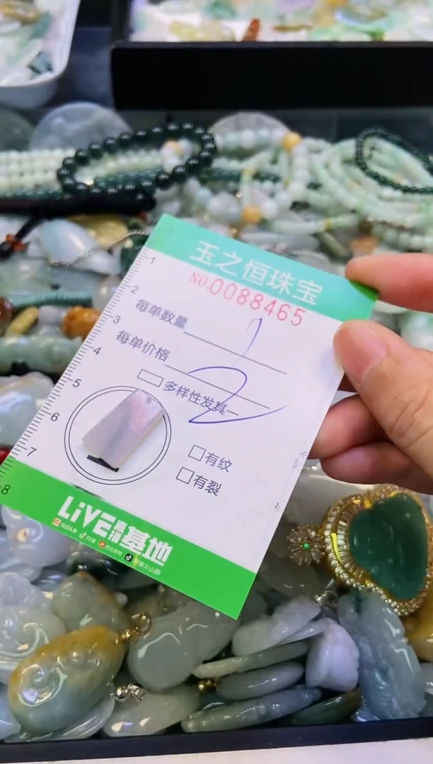 翡翠未镶嵌颈饰闪购0088465