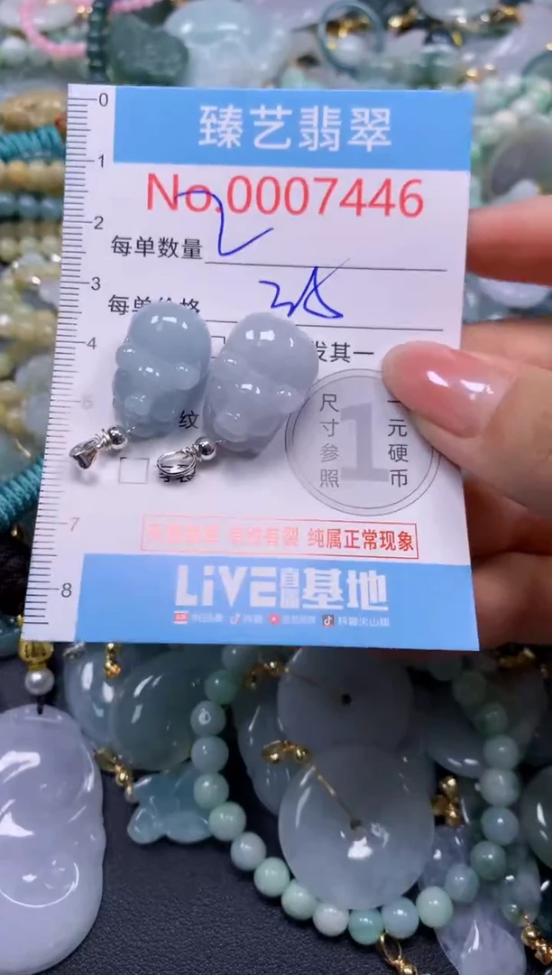 颈饰未镶嵌翡翠7446