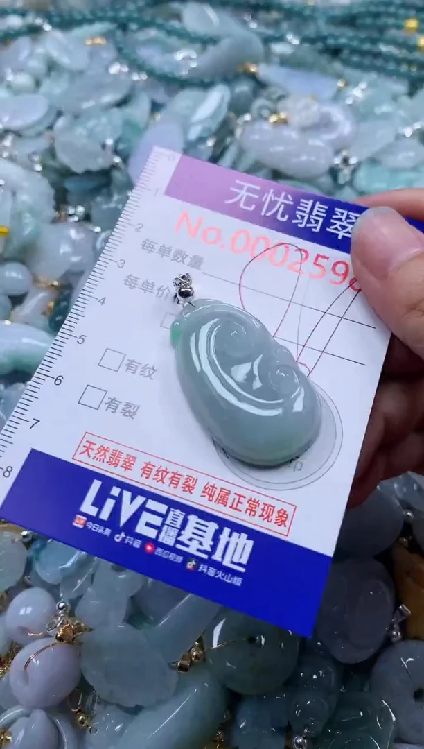 翡翠未镶嵌吊坠(不含链)2598