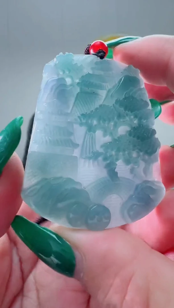 翡翠未镶嵌颈饰多样性随机发其一