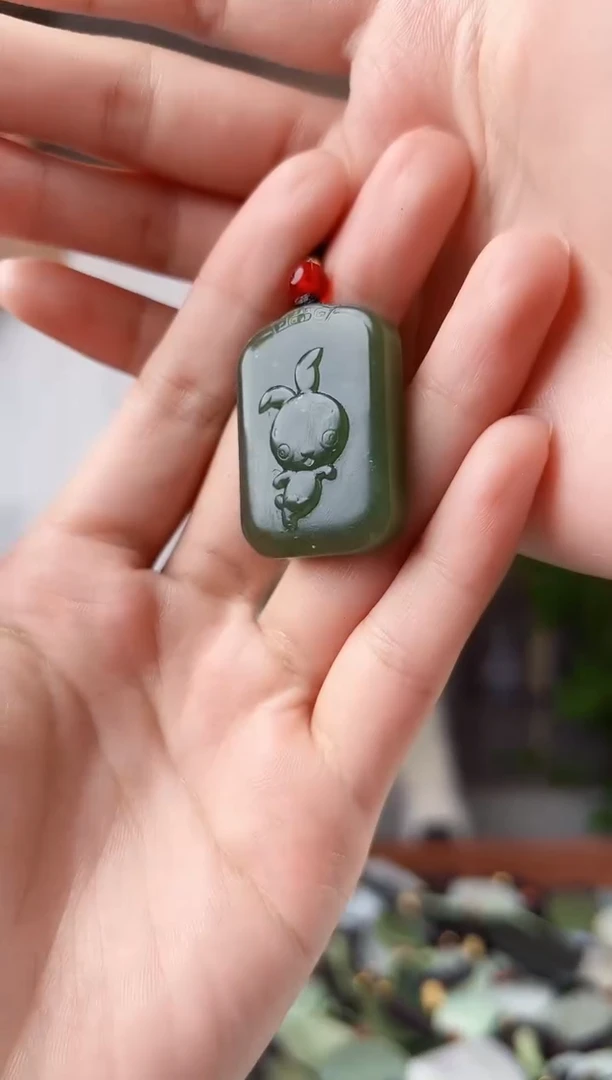 未镶嵌和田玉挂件拍一发一，拍一发一，