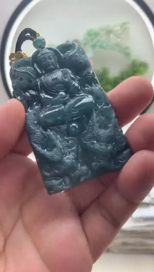 颈饰未镶嵌翡翠阿弥陀佛