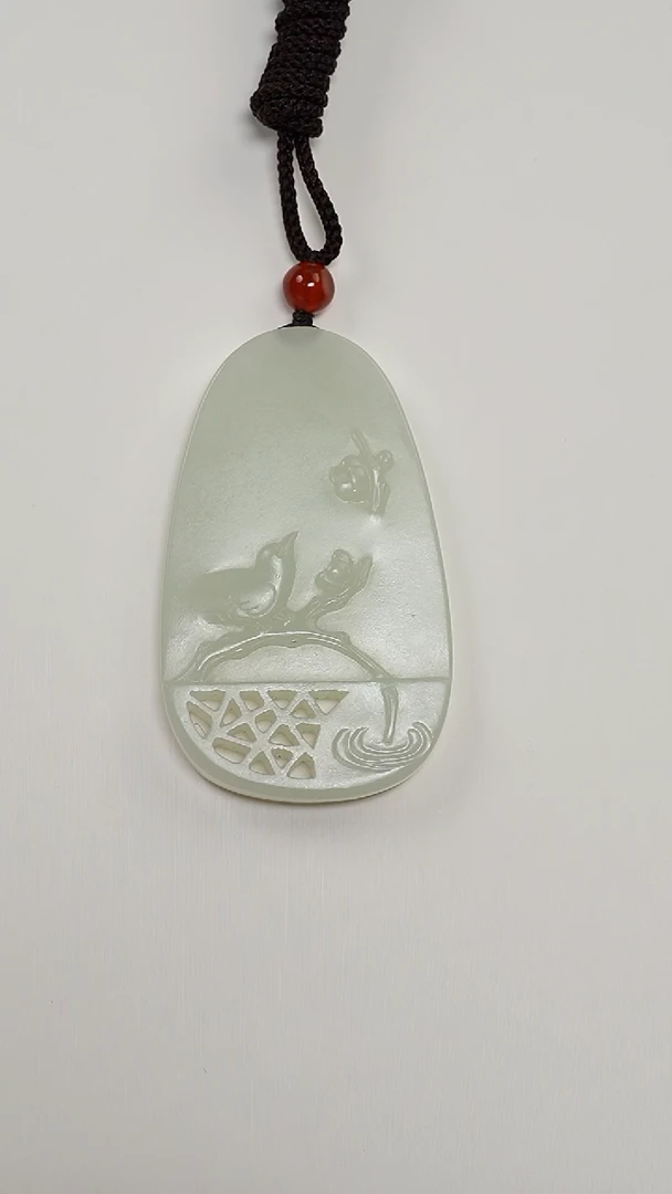 和田玉未镶嵌颈饰0