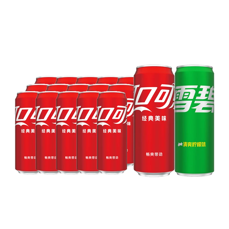 经典可口可乐 含糖可乐/含糖雪碧  碳酸饮料汽水330ml*15罐