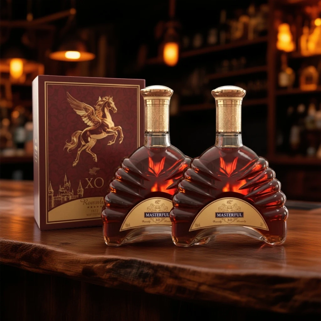 罗慕路斯卡洛曼XO白兰地700ML*2 礼盒礼袋 送礼佳品