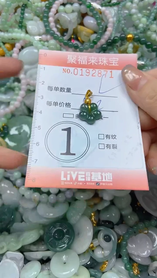 翡翠未镶嵌颈饰闪购0192871多样性发其一