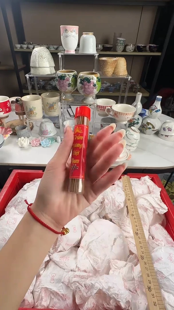 瓷片越南顶级奇楠沉香100根/管！送香插