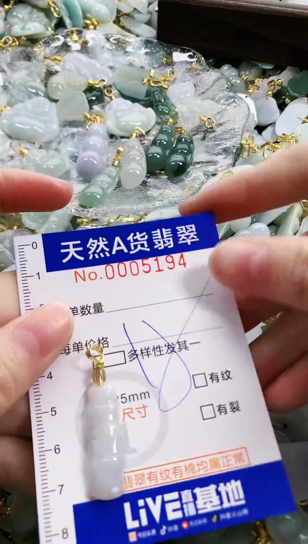 颈饰未镶嵌翡翠天然A货翡翠