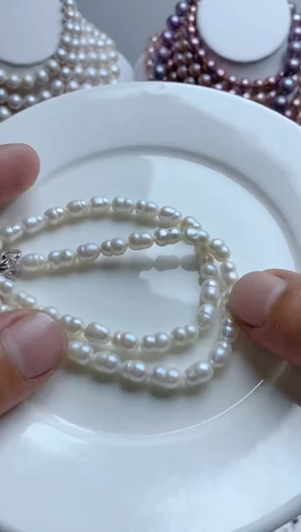 淡水珍珠未镶嵌颈饰0112