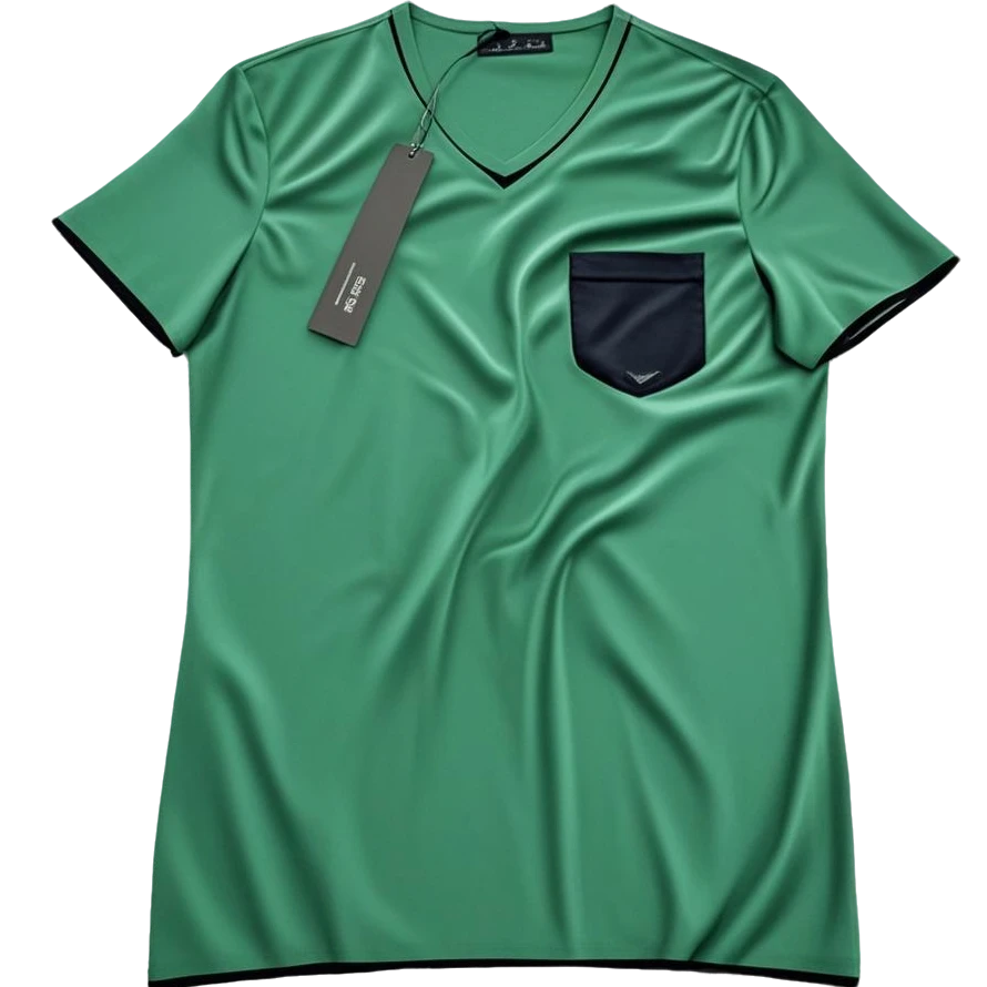 数字速干V领翻领圆领polo户外短袖男士男士浮雕短袖T恤运动861