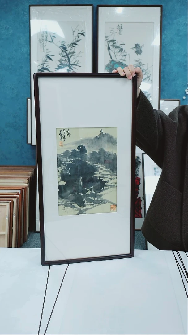 【闪购商品】国画33*66本土老师山水