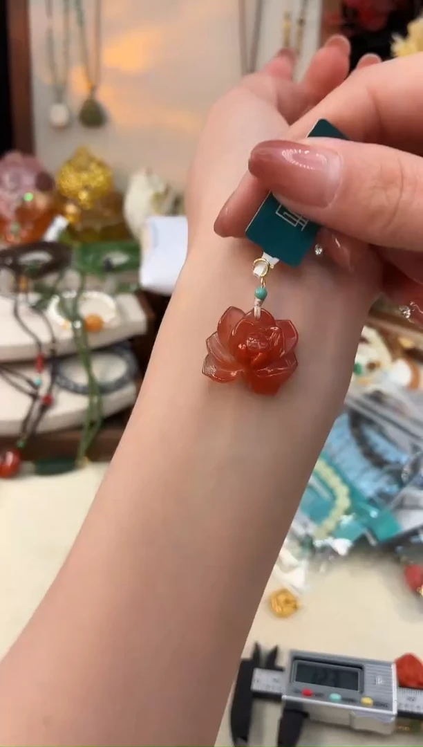 未镶嵌南红玛瑙吊坠@@D921C019915-1