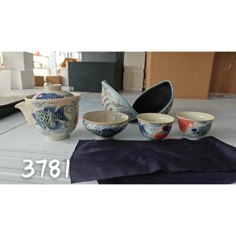 当代 釉下鱼快客旅行套-0101