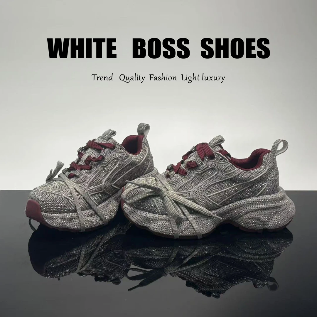 潮流时尚新款老爹鞋百搭小众厚底女鞋舒适休闲鞋 A1-80