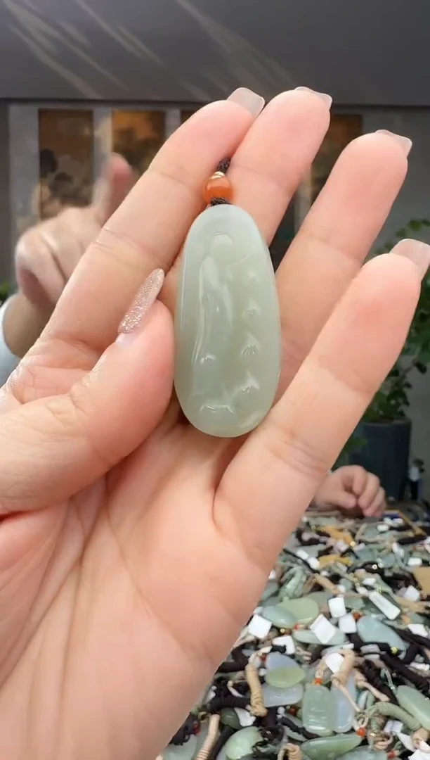 颈饰未镶嵌和田玉拍一发一多样性发货