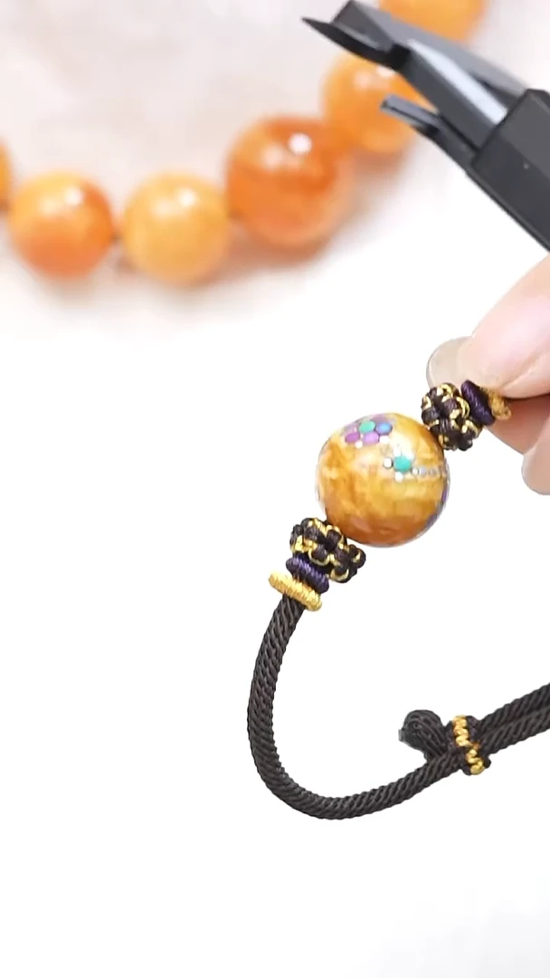 蜜蜡颈饰未镶嵌9186天然蜜蜡珠宝奇石全部保真