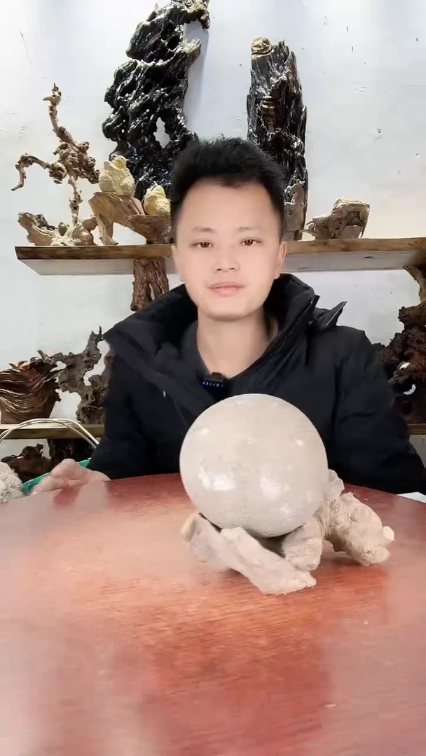 【闪购商品】木黄荆瘤疤石头底座