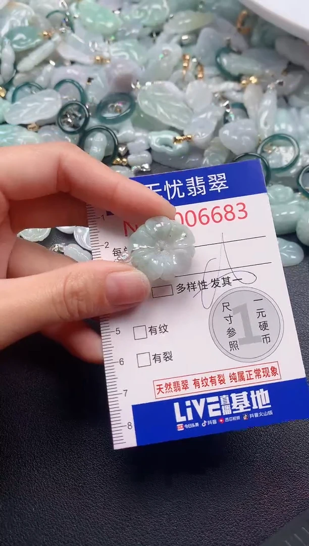 吊坠(不含链)未镶嵌翡翠66873