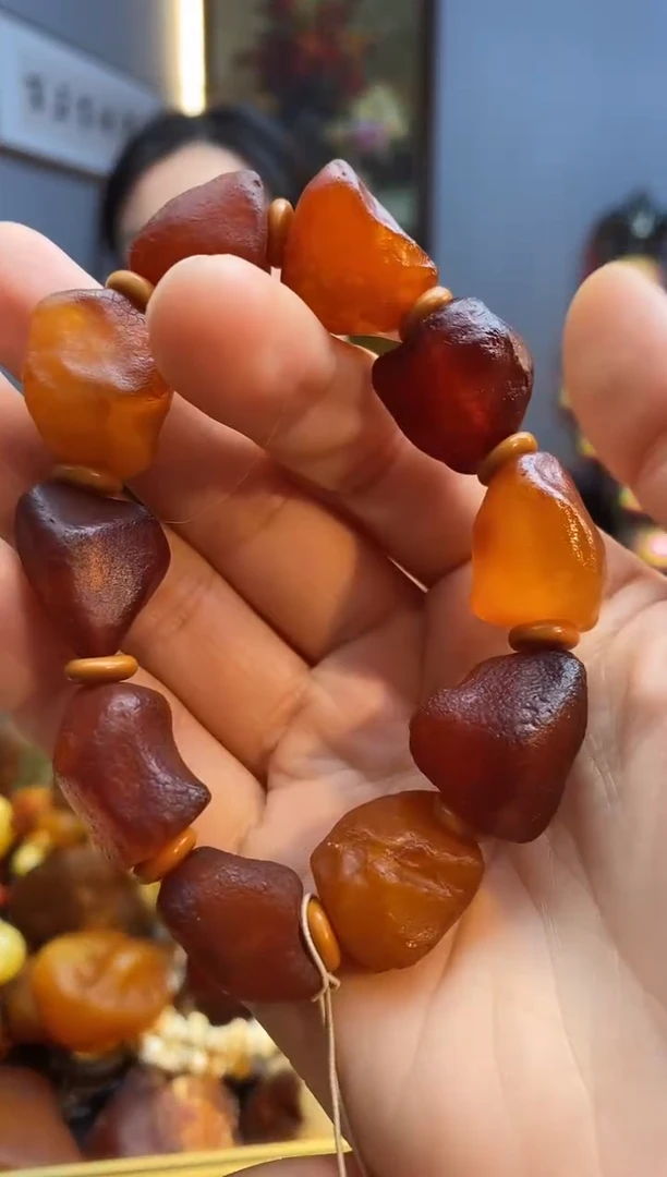 未镶嵌琥珀手串手串