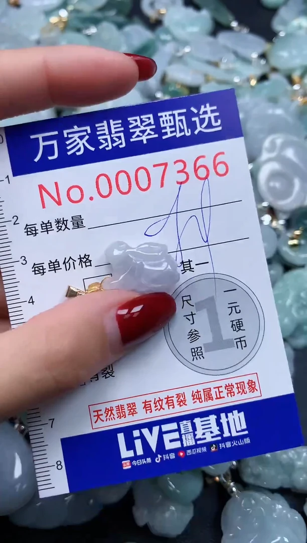 颈饰未镶嵌翡翠7366