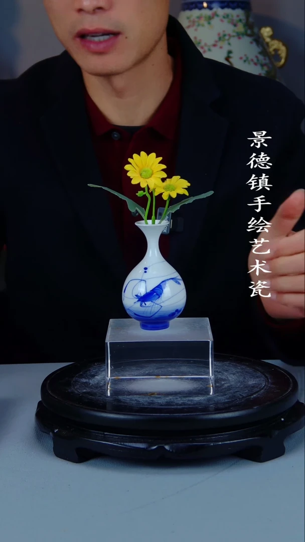 摆件陶瓷景德镇手工手绘陶瓷摆件2