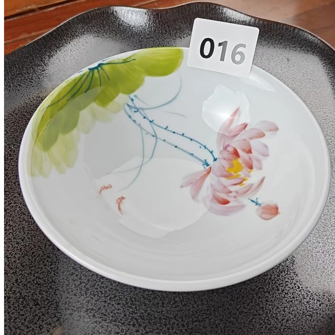 景德镇手绘釉中彩（食品级）壮壮碗016