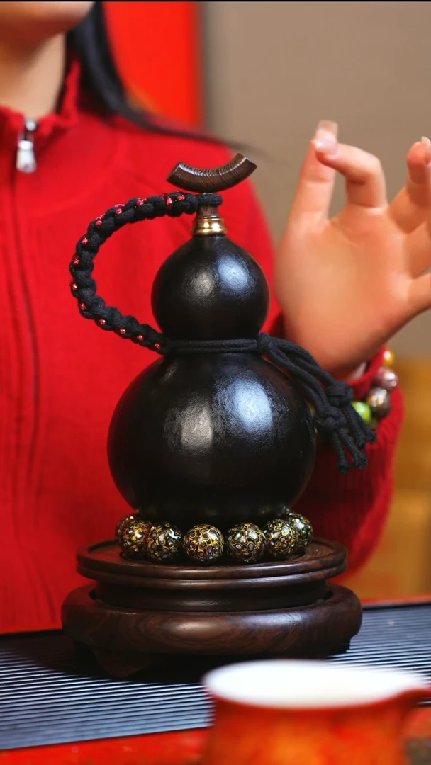 【闪购商品】JQ152大师姐臻选非遗大漆酒葫芦