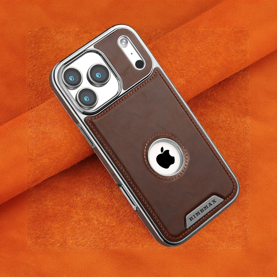 适用苹果17ProMax磁吸手机壳高档商务皮套iPhone17Pro防摔17高级