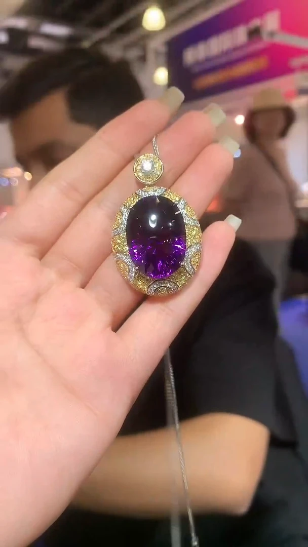 颈饰银S925镶嵌紫晶【宝石世家严选】