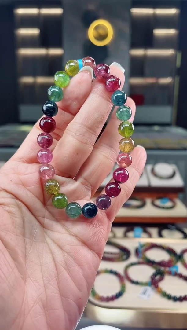 【闪购商品】碧玺单圈手串未镶嵌（多样性发一条）Q