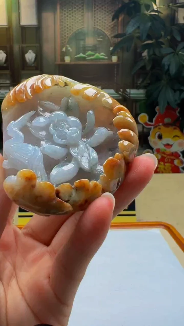 翡翠未镶嵌颈饰BQ2025-8-20-46