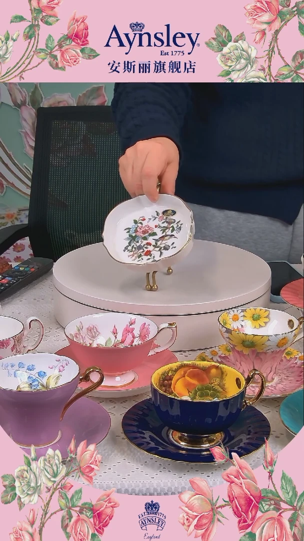 【闪购商品】新骨瓷糖果盘*2