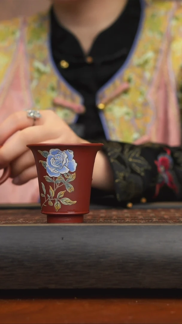 【闪购商品】紫砂茶壶大红袍普蓝色妖姬