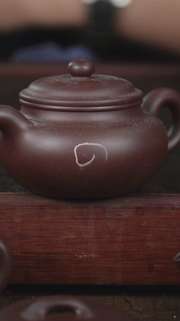 【闪购商品】紫砂茶壶微微瑕200cc老紫泥仿古