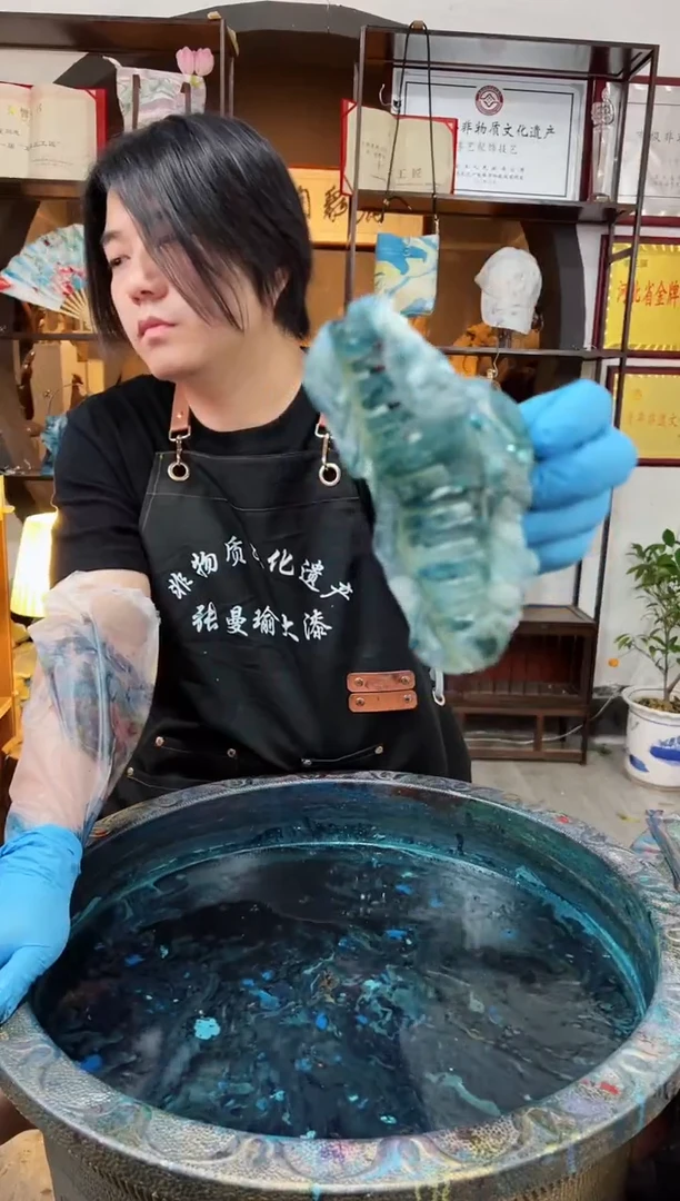 254非遗大漆漂漆抓夹