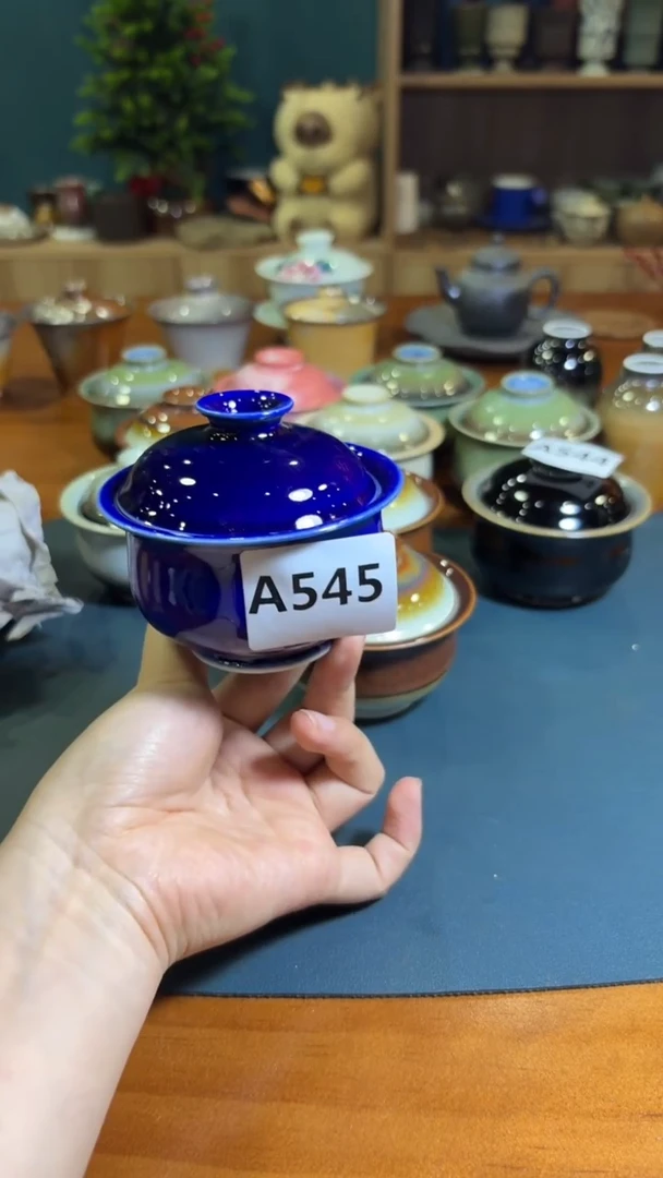 杯等烟雨陶瓷手作主人杯a545