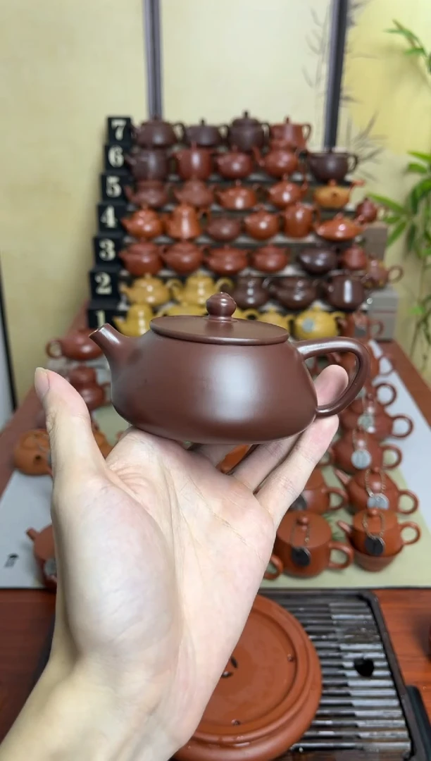 溫*鋒平盖石瓢150cc紫泥