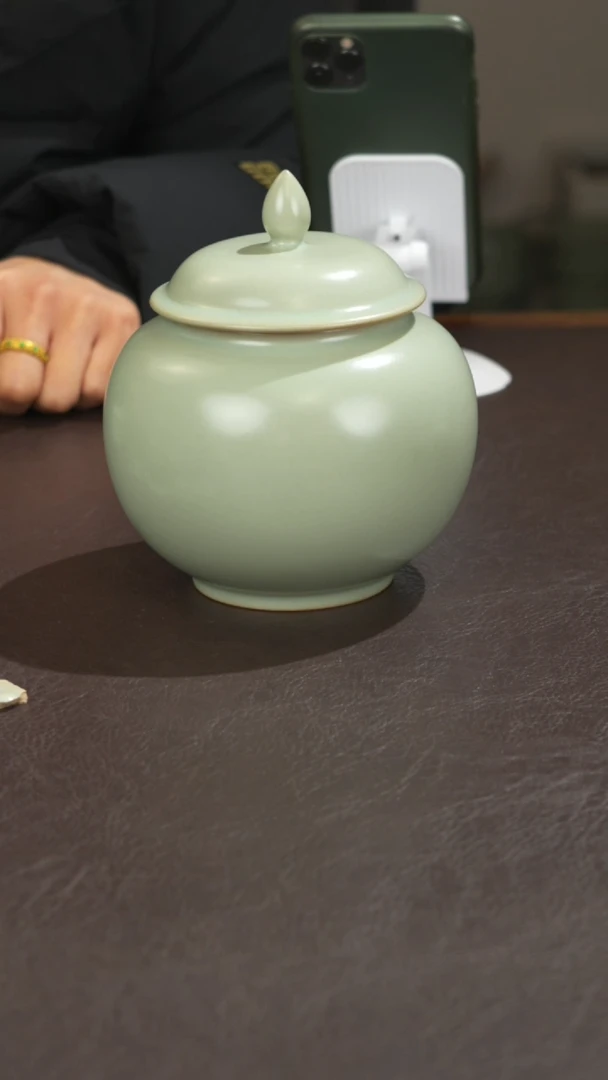 瓷宣宝汝瓷原矿原釉作品