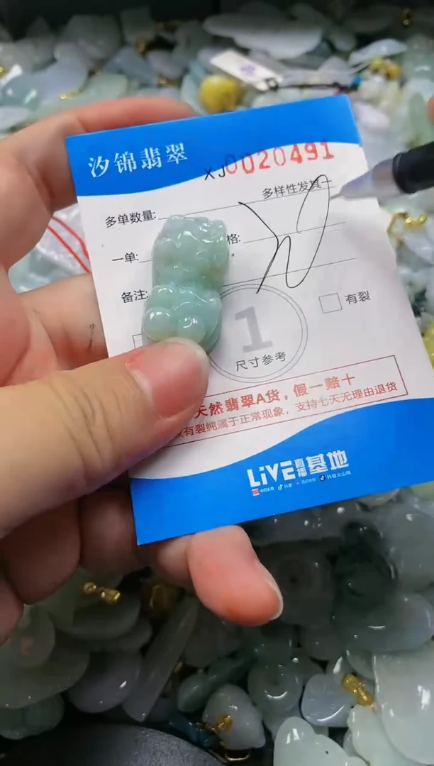 翡翠未镶嵌颈饰闪购商品0020491