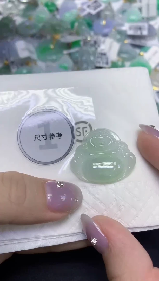 颈饰未镶嵌翡翠天然缅甸翡翠A货多样性发一件